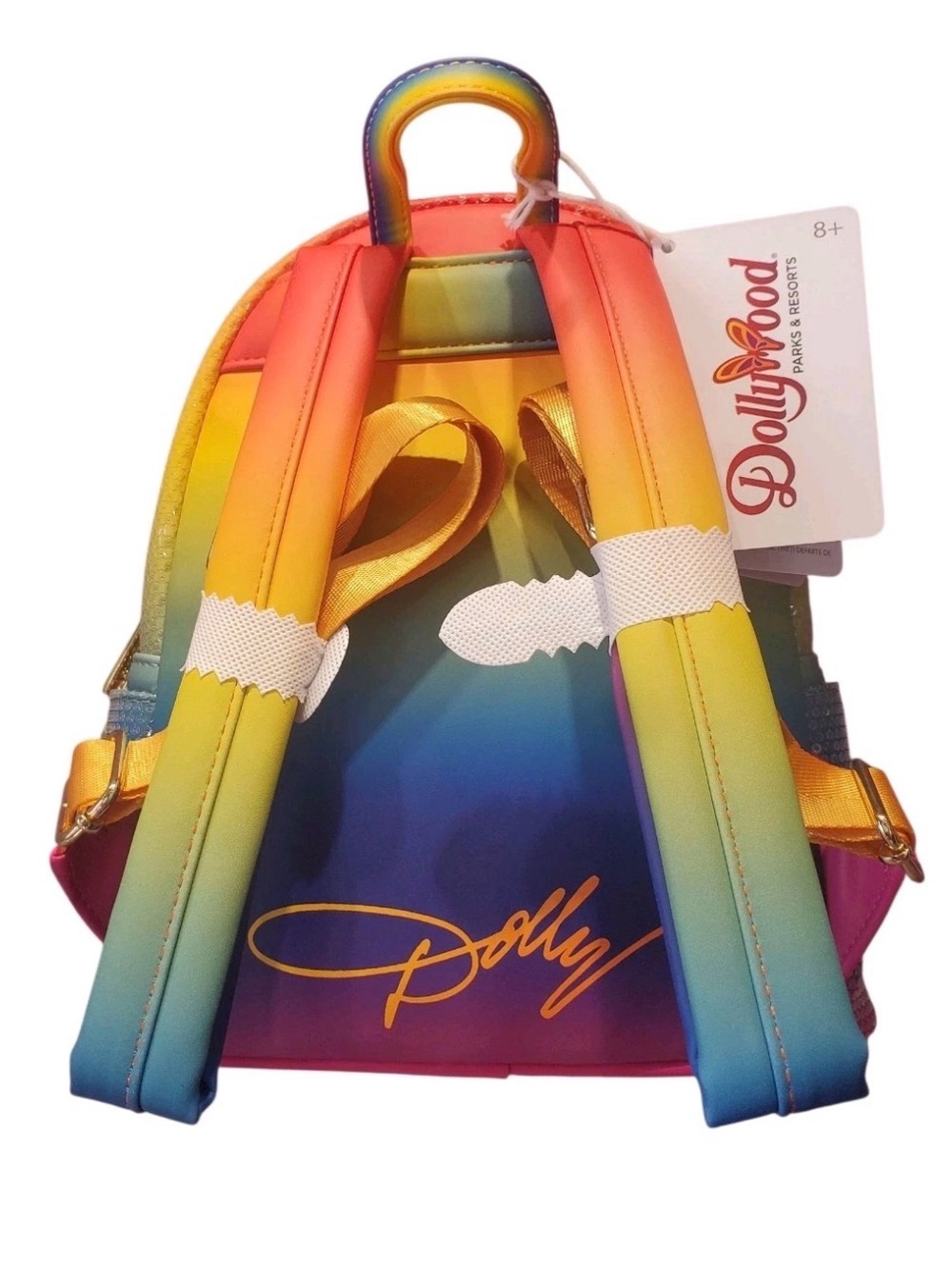 Dolly Parton Loungefly Backpack Bag Butterfly Rainbow Dollywood Exclusive NTW - Picture 2 of 4